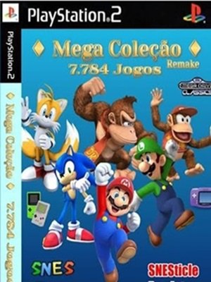 REMAKE UPDATE 22-04-2024 – Coleção com 7.784 Jogos Digitais + Emuladores Inclusos