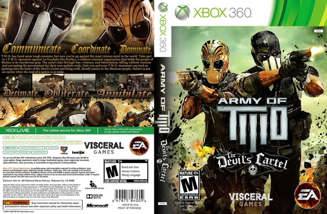 🕹️ Army of Two: The Devil’s Cartel – Xbox 360