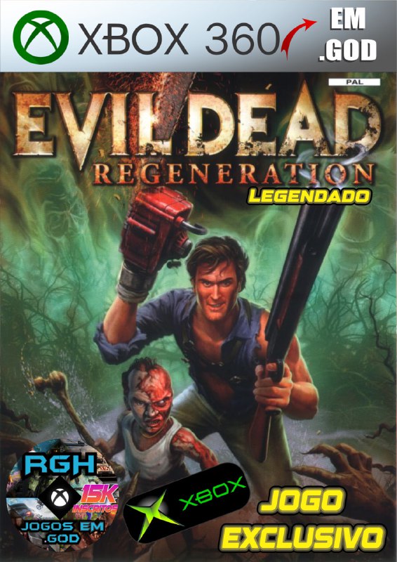 🔥 Evil Dead: Regeneration – Xbox 360 (Legendado)